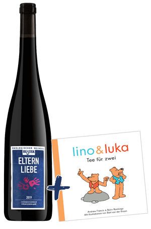 EDEKA Ralf Engelhard, Mainz-Finthen, Ingelheim, Gau-Algesheim, Weingut Huster, ELTERNLIEBE, Wein, lino&luka, Kinderbuch, Projekt, Spende, Silvaner, Frühburgunder