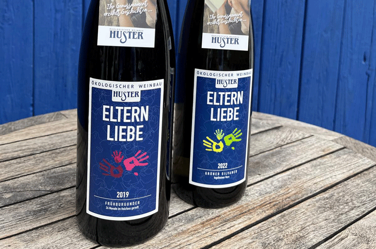 EDEKA Ralf Engelhard, Mainz-Finthen, Ingelheim, Gau-Algesheim, Weingut Huster, ELTERNLIEBE, Wein, lino&luka, Kinderbuch, Projekt, Spende, Silvaner, Frühburgunder