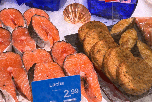 EDEKA Ralf Engelhard, Mainz-Finthen, Ingelheim, Gau-Algesheim, Fisch, Frischfisch, Frischfischfantasien, Wels, Lachs, Matjes, Matjessalat