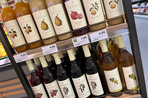 EDEKA Engelhard, Mainz-Finthen, Gau-Algesheim, Ingelheim, Blog, van Nahmen, Obst, Äpfel, Saft, Cidre, Juicy Tea, Nektare, Fruchtsaft